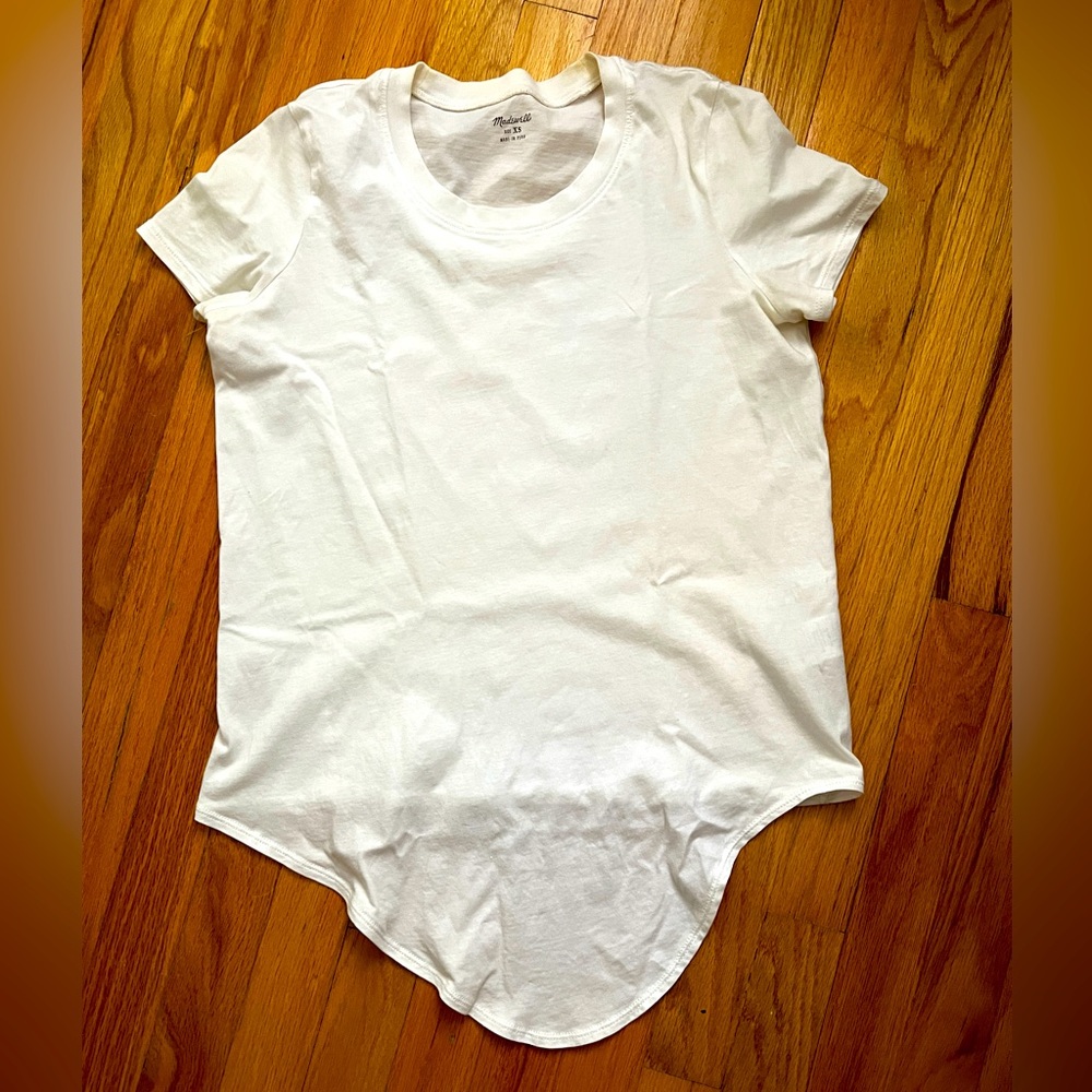 Madewell White Tshirt size XS